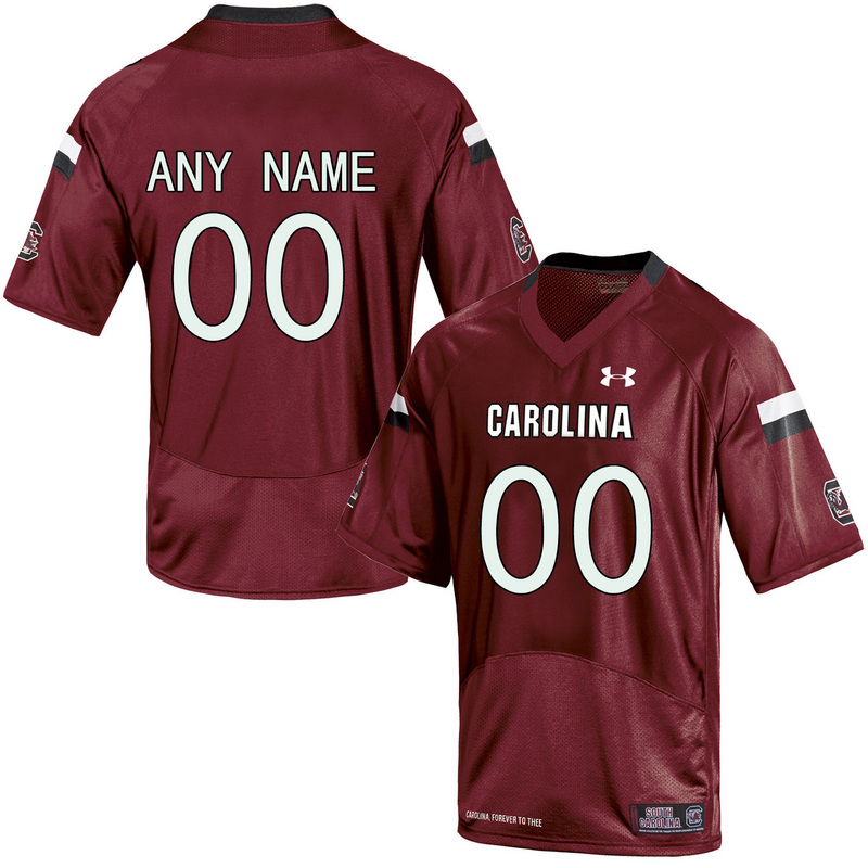 Men South Carolina Gamecocks Customized College Football Jersey Red